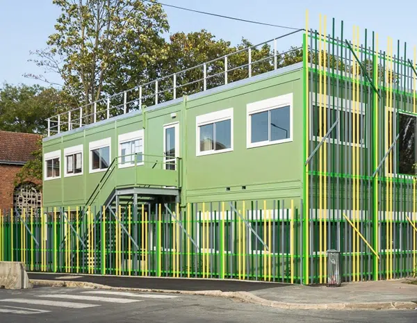 Location école modulaire verte